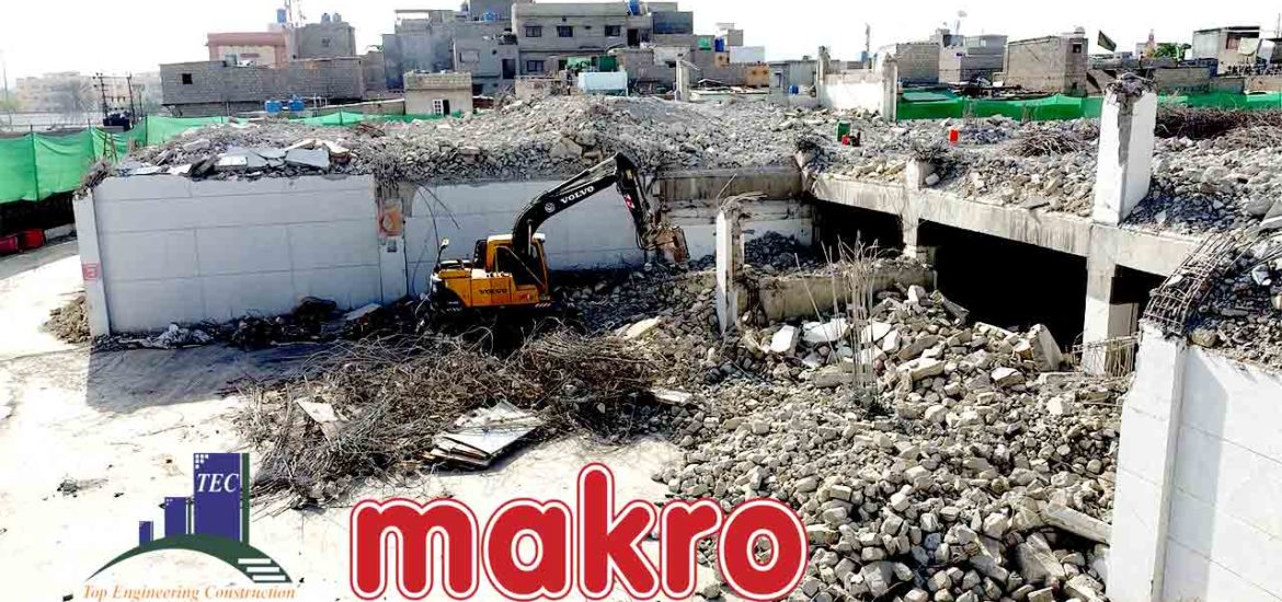 Makro Habib Store Dismantling Work